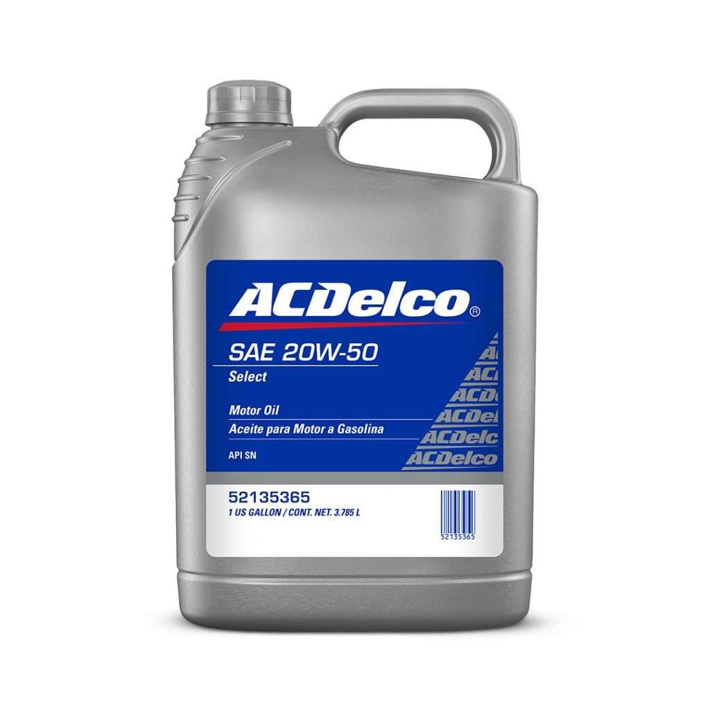 ACDelco 20W50 Mineral Oil distribuidora herca