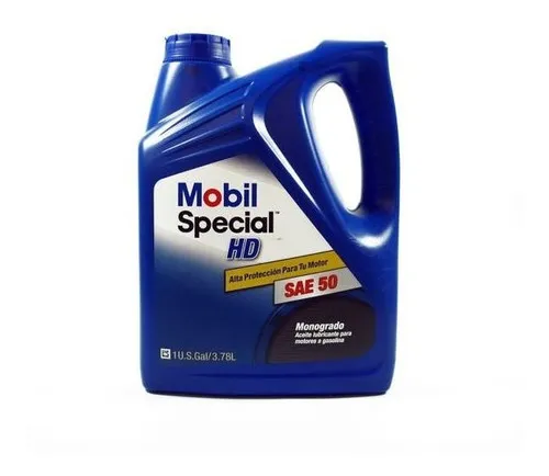 Aceite SAE 50 Mobil special HD distribuidora herca