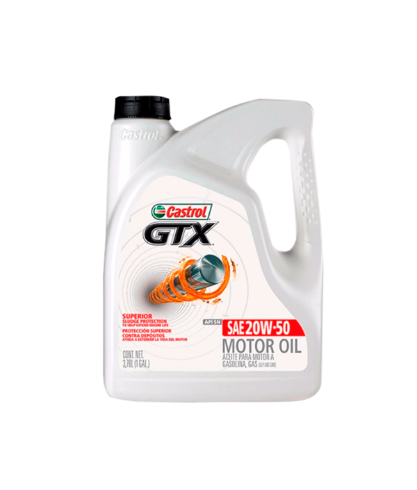 Aceite Castrol Gtx 20w50 distribuidora herca