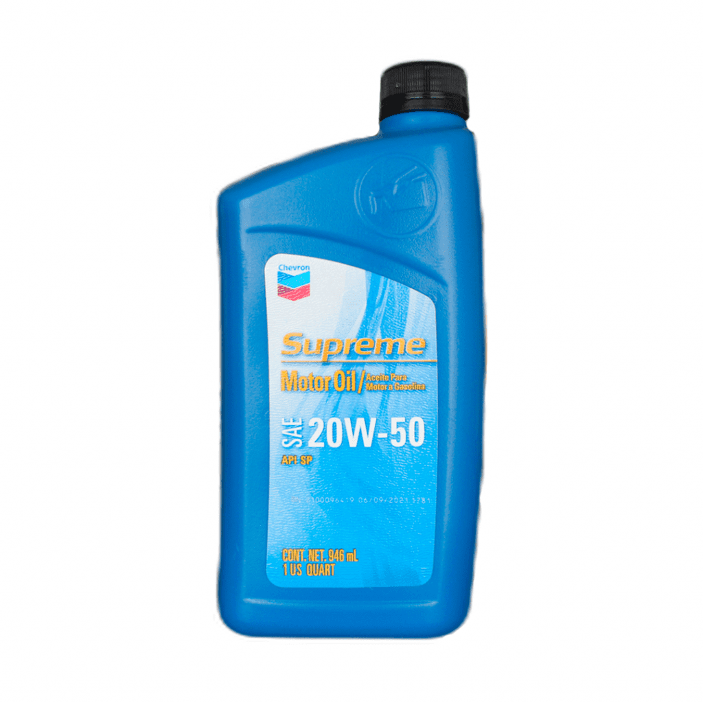 Aceite Chevron Supreme 20w-50 distribuidora herca