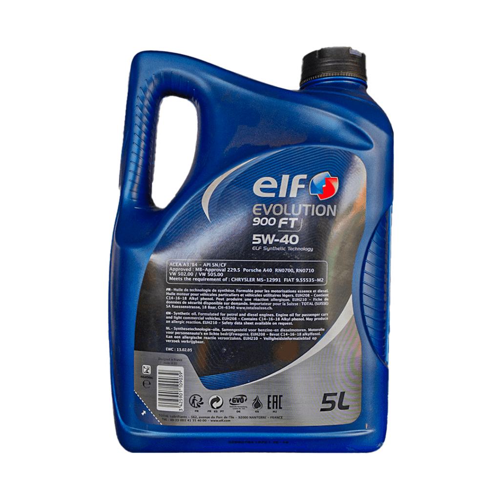 Elf Evolution 900 FT 5W40 Distribuidora Herca