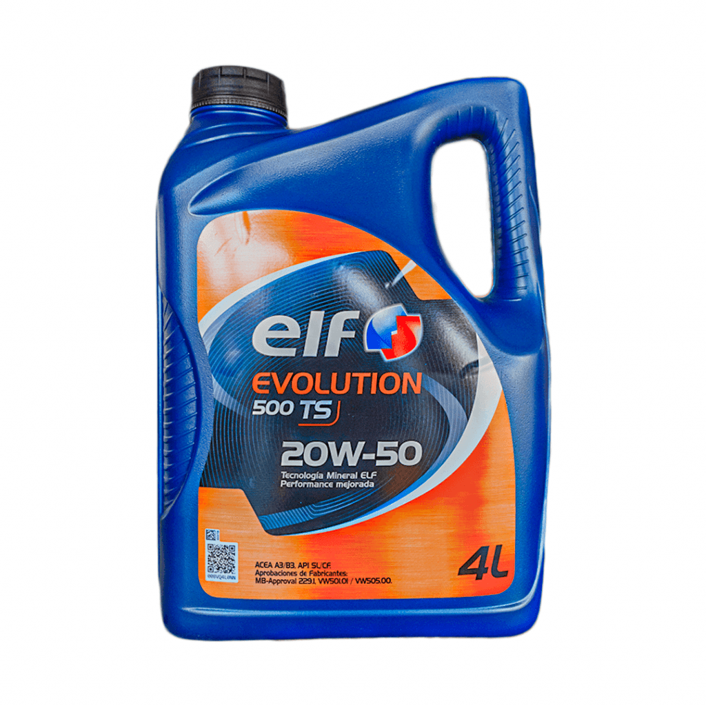 ACEITE ELF EVOLUTION 500 TS 20W50 - 4 Litros distribuidora herca asociados s.a.s