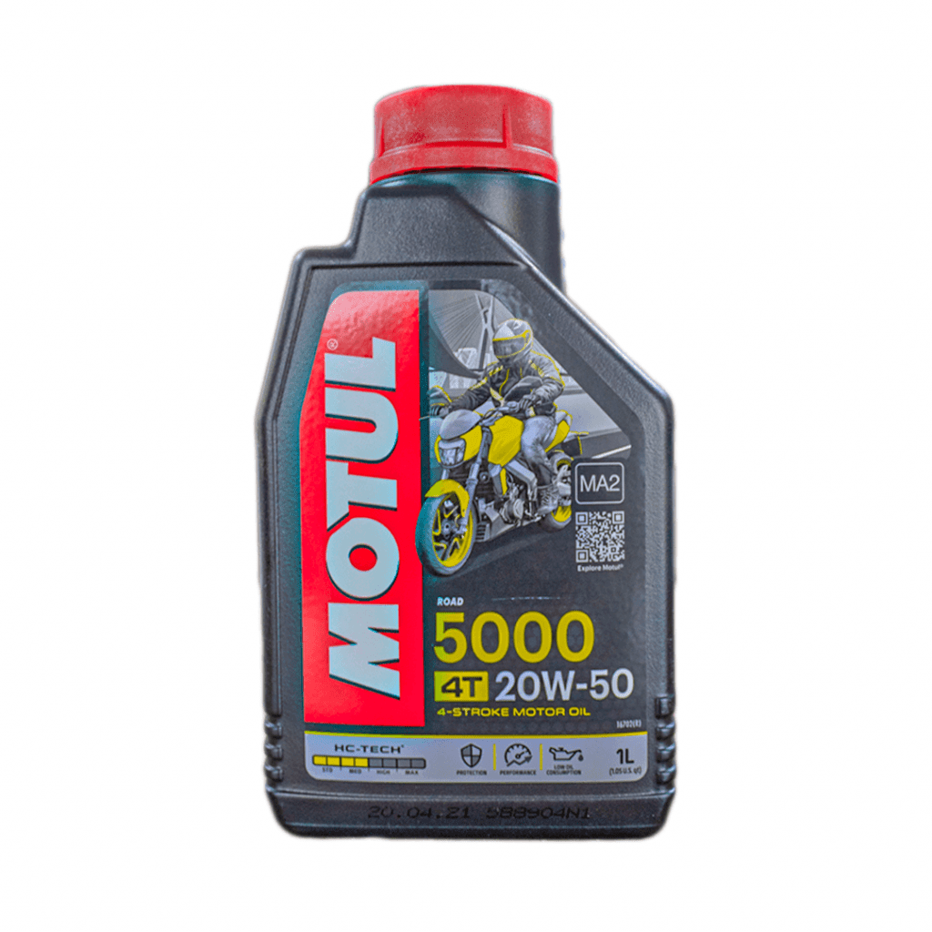 Aceite para moto Motul 5000 4T 20w50 Semisintético 1L distribuidora Herca