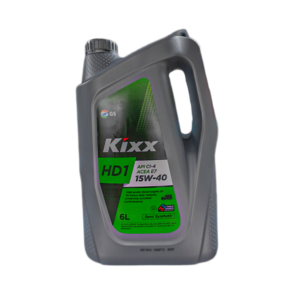 Aceite 15w40 sintetico en Automotriz marca Kixx distrubuidora Herca 6L
