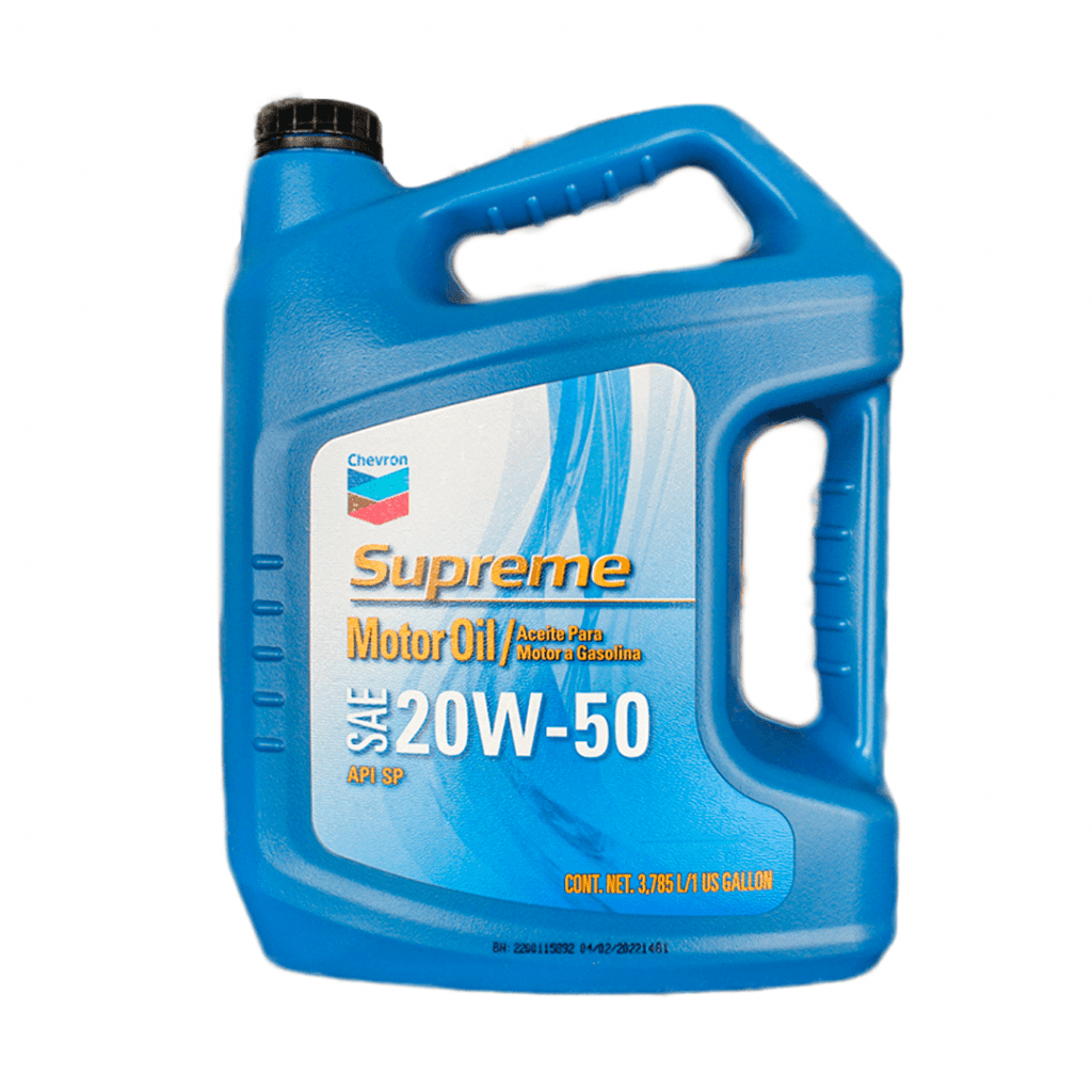 Aceite Chevron Supreme 20w-50 distribuidora herca