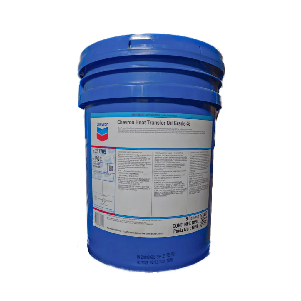 Aceite de transferencia de calor Chevron 46 distribuidora herca