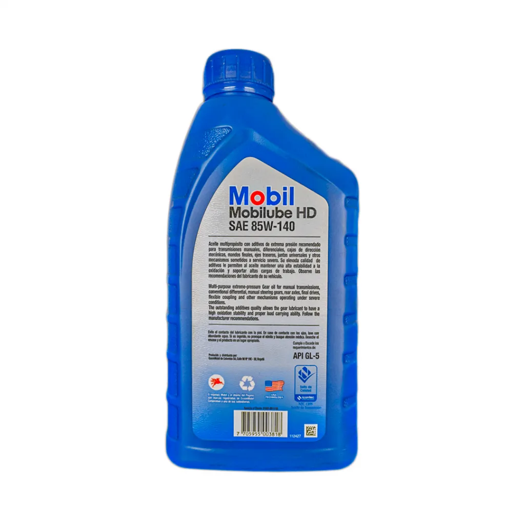 Mobilube HD 85W-140 distribuidora Herca