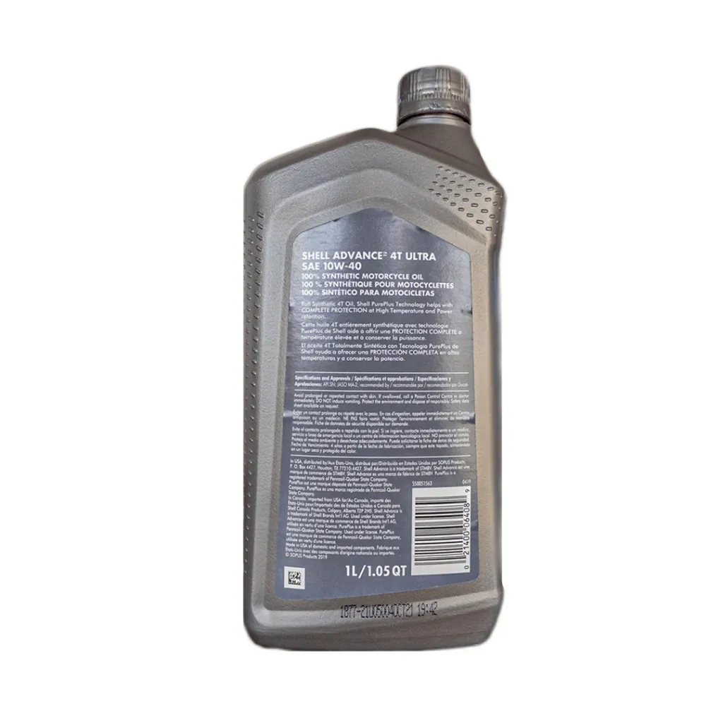 Shell Advance 4T 10w40 Ultra 100% Sintetico   distribuidora Herca