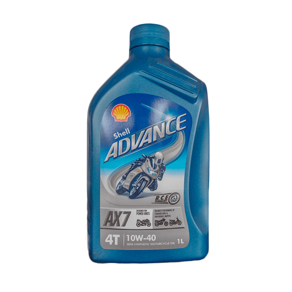 Shell Advance AX7 10W40 4T 1/4 LITRO - Distribuidora Herca Asociados S.A.S