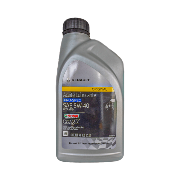 Aceite Motor Renault Castrol Gtx Pro-spec 5w40 distribuidora Herca