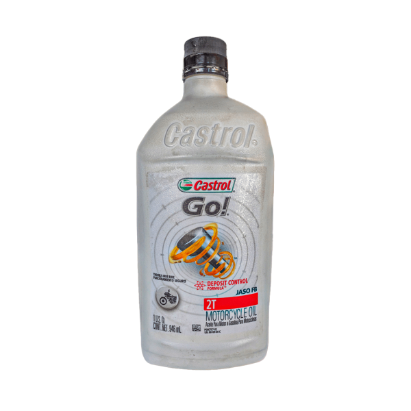 Castrol 2T Aceite para Motor de 2 Tiempos botella distribuidora
