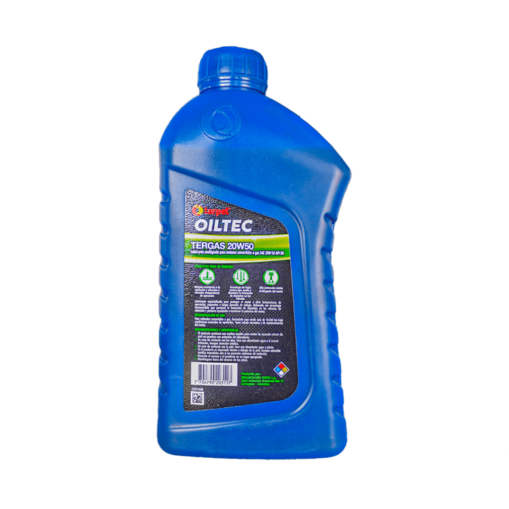 Terpel Oiltec Tergas 20W-50 distribuidora herca