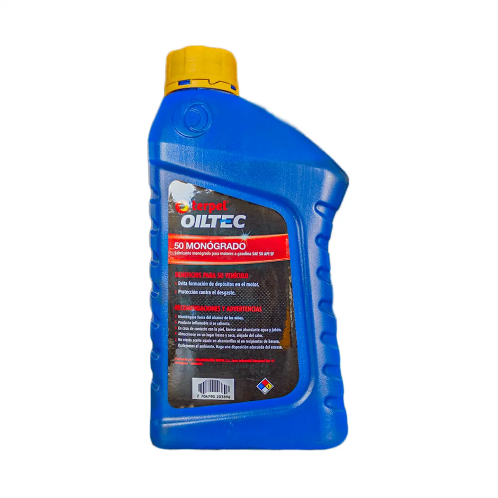Terpel Oiltec 50 Monógrado 0,946 litros distribuidora Herca