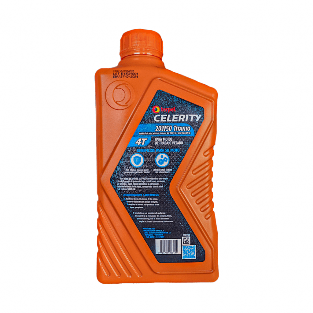 Terpel Celerity 20W-50 Titanio distribuidora herca