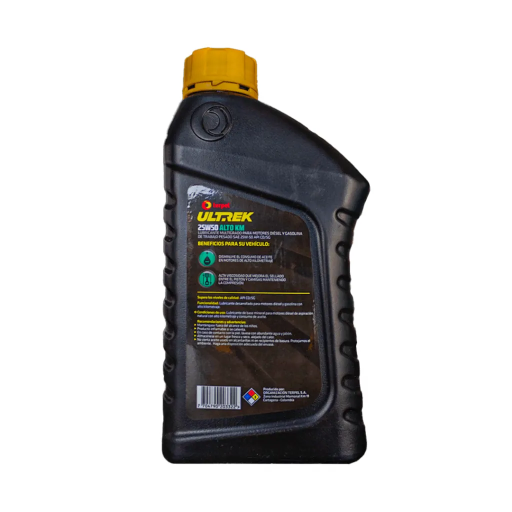 Terpel ULTREK 25W-50 Alto KM API CF4 - 1 L distribuidora herca