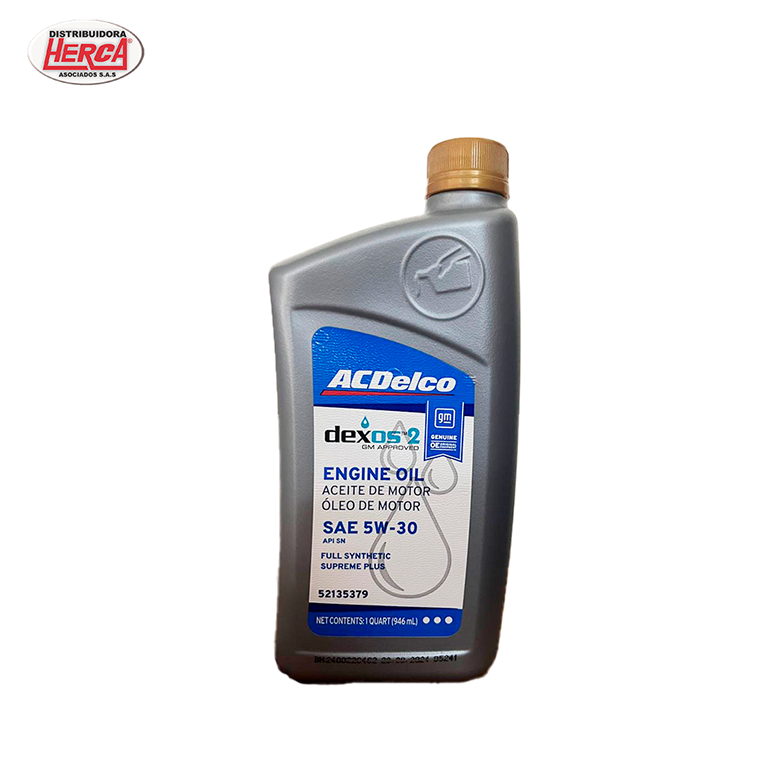 ACDelco 5W30 API SP 1/4 - Distribuidora Herca Asociados s.a.s