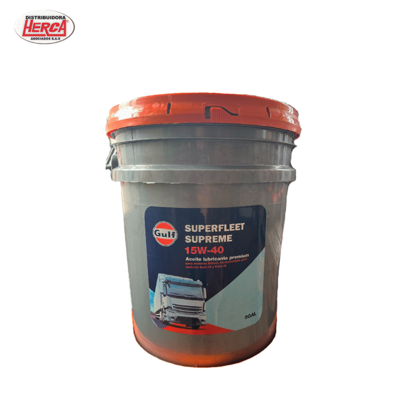 GULF S.FLEET SUPREME 15W40 1/5 - Distribuidora Herca Asociados S.A.S
