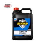 Aceite para motor Chevron Havoline Super SAE 20W50 API SL, presentación 1/6, galón, apto para motores de gasolina y diésel.
