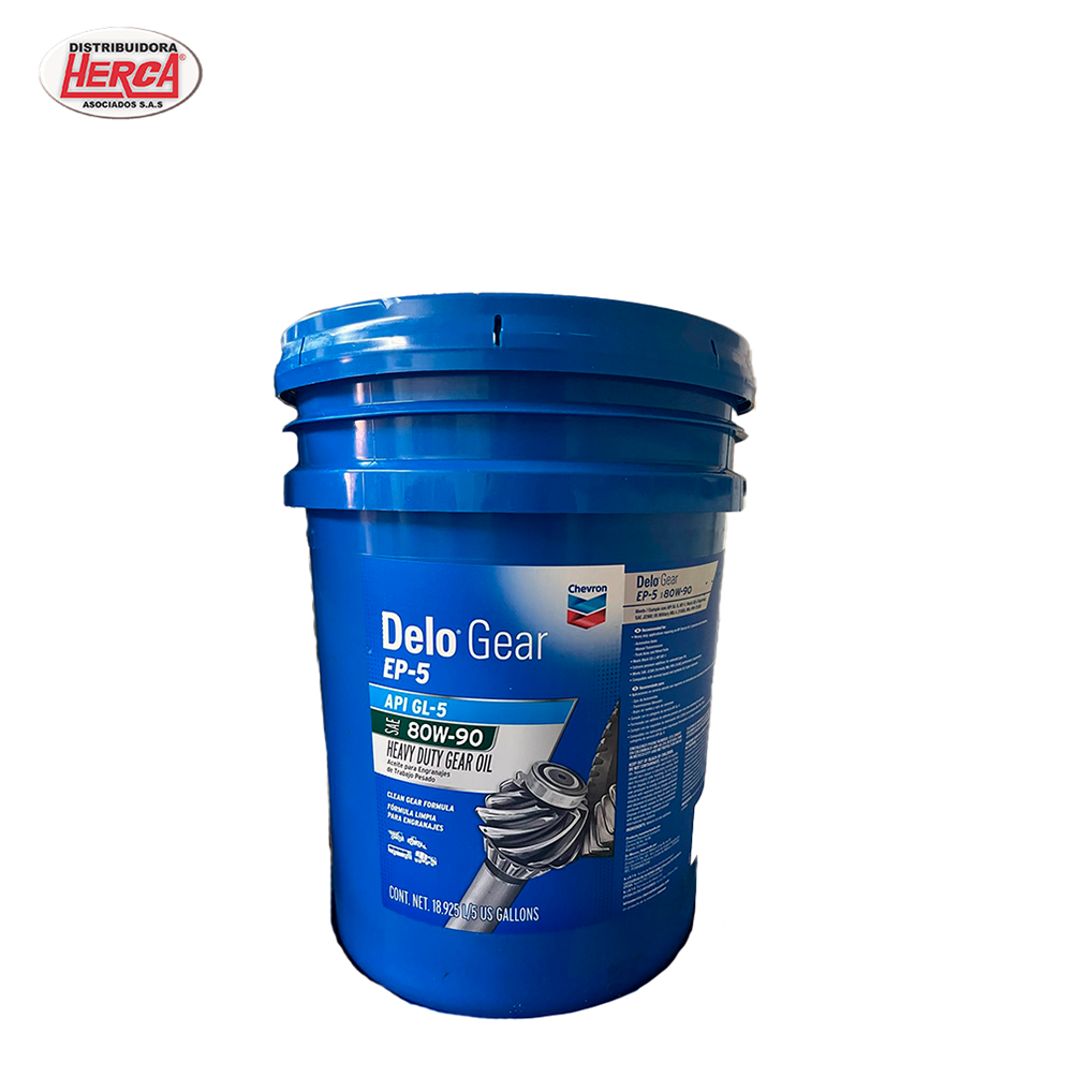 Caneca de aceite CHEVRON DELO GEAR EP-5 80W-90 1/5