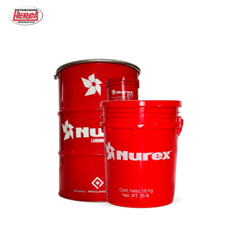 Grasa Nurex Rojo barril - Distribuidora Herca Asociados s.a.s
