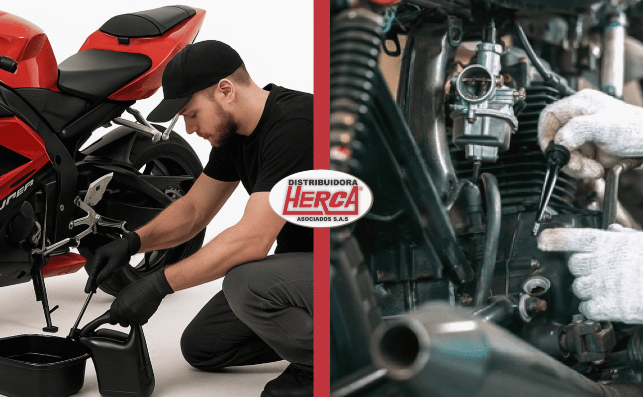 Cambio de aceite de moto ¿Cómo y cuándo hacerlo? Distribuidora Herca Asociados S.A.S